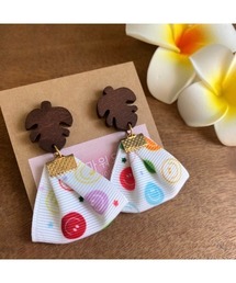 【eto】リーフ ニコちゃん ピアス(MA)