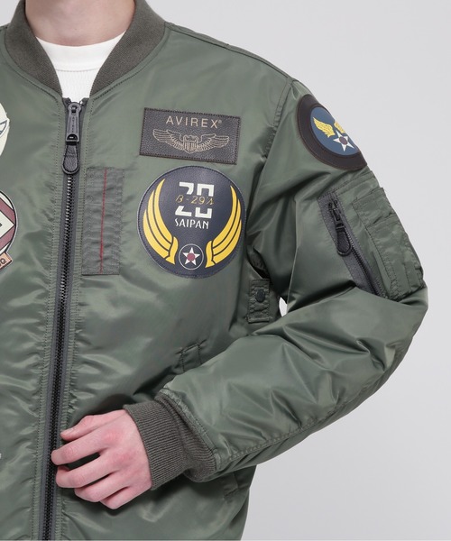 ジャケット・アウター AVIREX EMBOSSING TOPGUN MA-1 MA-1 TOP GUN | AVIREX（アヴィレックス） ｜【公式】通販mix