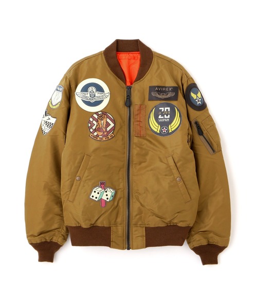 AVIREX(アヴィレックス)の「MA-1 TOP GUN / MA-1 トップガン / フライトジャケット / AVIREX / アヴィレックス(MA-1・メンズ・ブラック/タン/セージグリーン・XXX-LARGE/XX-LARGE/X-LARGE/LARGE/MEDIUM/FREE)」の18枚目の写真