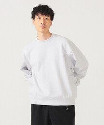 サイドポケット クルーネック スウェット