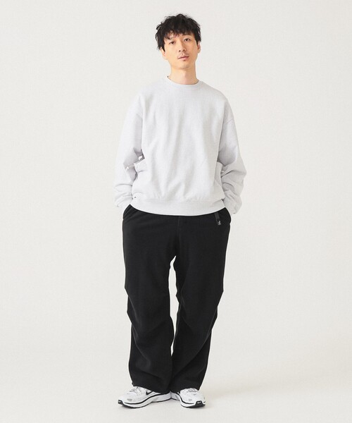 BEAMS(ビームス)の「サイドポケット クルーネック スウェット(スウェット・メンズ・アッシュグレー/ブラック/ベージュ系その他・S/M/L/XL)」の4枚目の写真