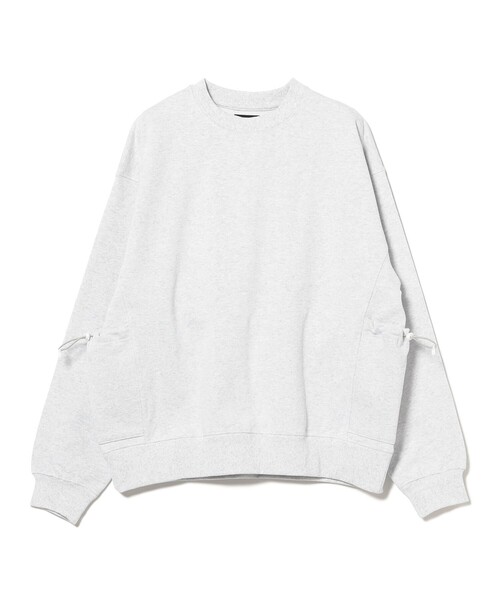 BEAMS(ビームス)の「サイドポケット クルーネック スウェット(スウェット・メンズ・アッシュグレー/ブラック/ベージュ系その他・S/M/L/XL)」の9枚目の写真