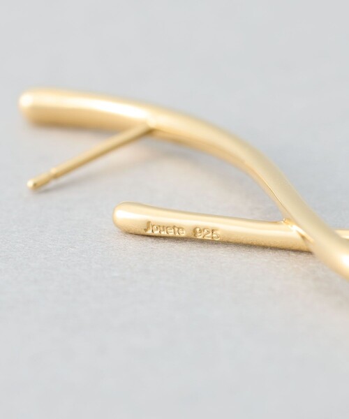 Jouete（ジュエッテ）の「[ウェアピアス] インフィニティ（ピアス（両耳用）・レディース・イエローゴールド/プラチナム・FREE）」の4枚目の写真
