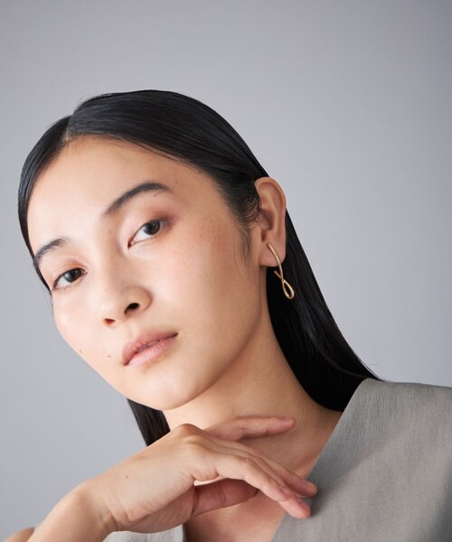 Jouete（ジュエッテ）の「[ウェアピアス] インフィニティ（ピアス（両耳用）・レディース・イエローゴールド/プラチナム・FREE）」の5枚目の写真