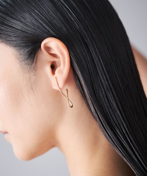 Jouete（ジュエッテ）の「[ウェアピアス] インフィニティ（ピアス（両耳用）・レディース・イエローゴールド/プラチナム・FREE）」の9枚目の写真
