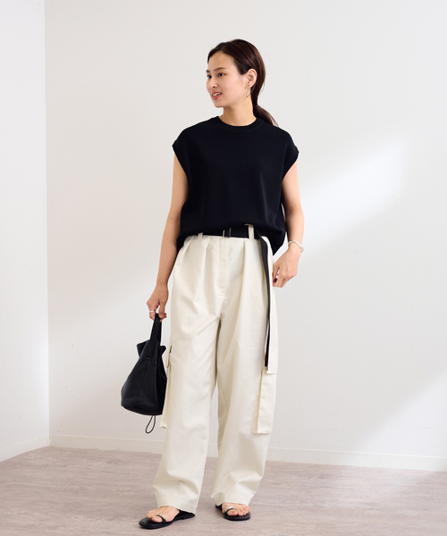 oll*FRAMeWORK ハイウエストカーゴパンツ（カーゴパンツ