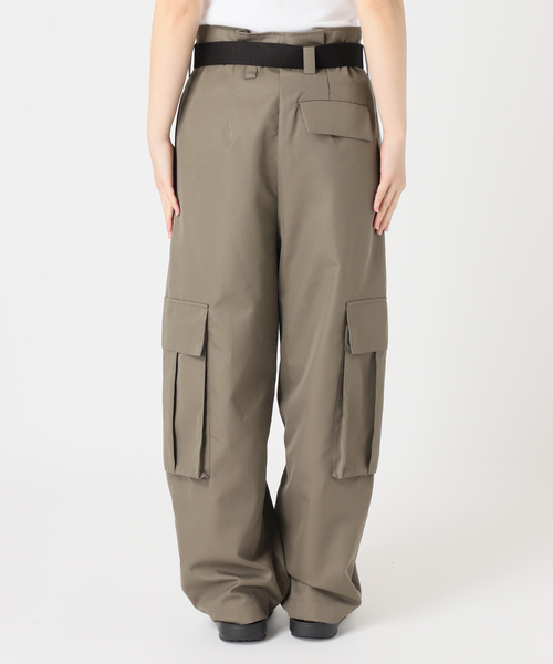 FRAMeWORK（フレームワーク）の「oll*FRAMeWORK ハイウエストカーゴパンツ（カーゴパンツ・レディース・カーキ/ホワイト・36/38）」の22枚目の写真