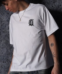 【GUIDER】G ロゴ 刺繍 半袖 Tシャツ / G logo embroidered short-sleeved T-shirt
