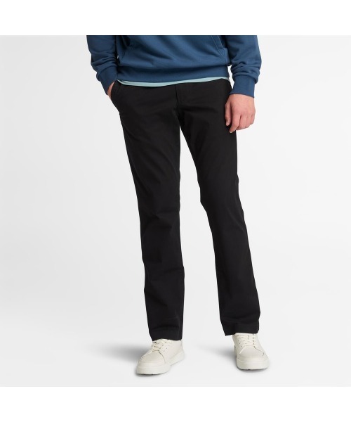 Timberland(ティンバーランド)の「トップフィールド ツイル ストレート チノ パンツ メンズ(チノパンツ・メンズ・ブラック・29inch/30inch/32inch/34inch/36inch)」の1枚目の写真