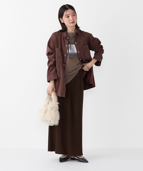SHIPS Colors(シップス カラーズ)の「SHIPS Colors:フリンジ ミニ 巾着 バッグ◇(ハンドバッグ・レディース・ブラック/オレンジ/ナチュラル・ONE SIZE)」の13枚目の写真