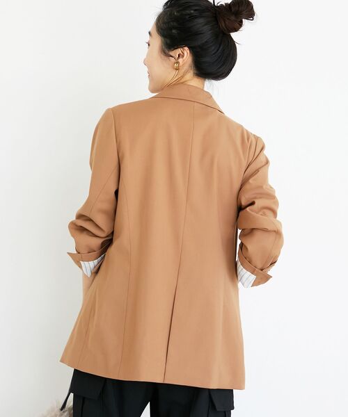 le.coeur blanc（ルクールブラン）の「ダブルブレストジャケット（その他アウター・レディース・ネイビー/キャメル/ブラウン系その他・38）」の16枚目の写真