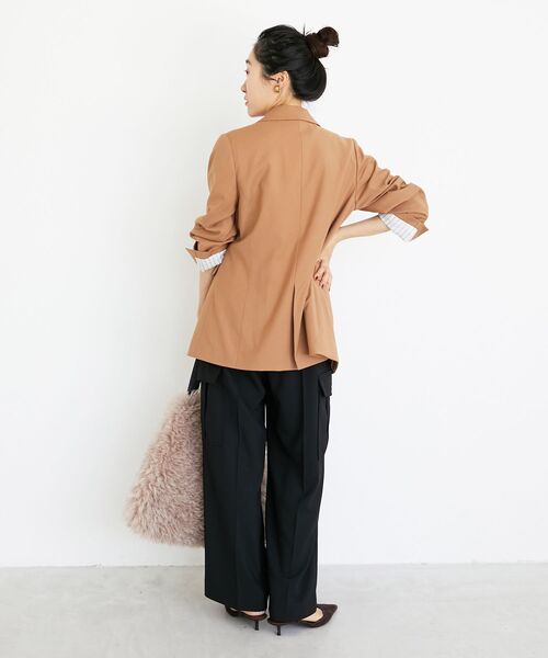 le.coeur blanc（ルクールブラン）の「ダブルブレストジャケット（その他アウター・レディース・ネイビー/キャメル/ブラウン系その他・38）」の11枚目の写真