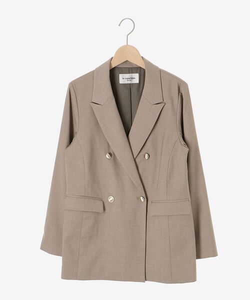 le.coeur blanc（ルクールブラン）の「ダブルブレストジャケット（その他アウター・レディース・ネイビー/キャメル/ブラウン系その他・38）」の10枚目の写真
