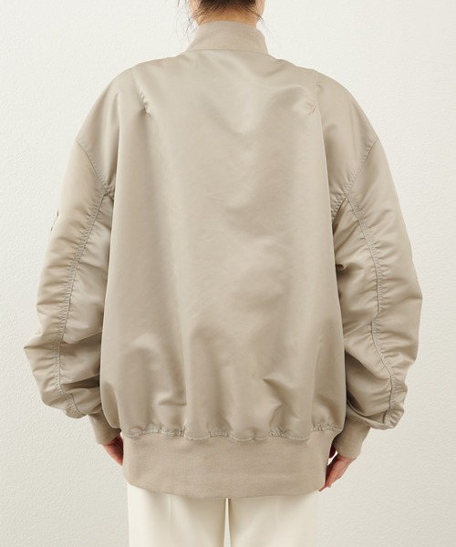 Whim Gazette インフルエンサーコラボ ナイロンMA-1 Whim Gazette