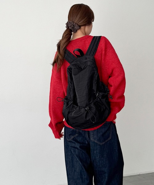 CANAL JEAN（キャナルジーン）の「El mar　ナイロンミニリュック（バックパック/リュック・レディース・ブラック・ONE SIZE）」の8枚目の写真