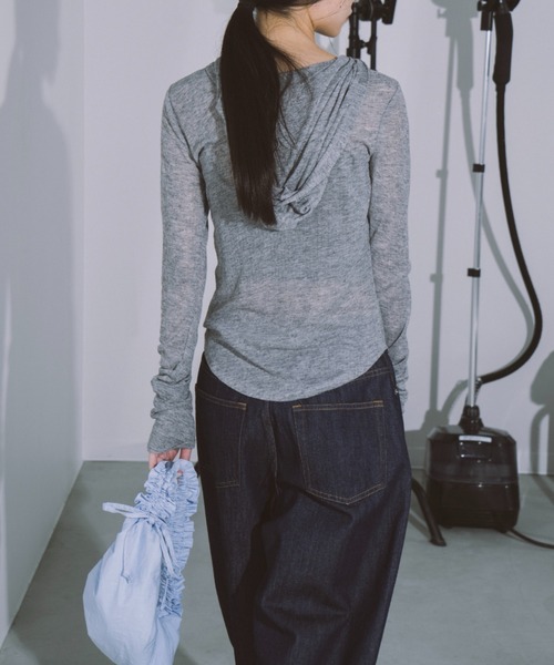 duei（デュイ）の「カーブデニムパンツ（デニムパンツ・レディース・インディゴブルー/ブラック・マルチサイズ）」の19枚目の写真