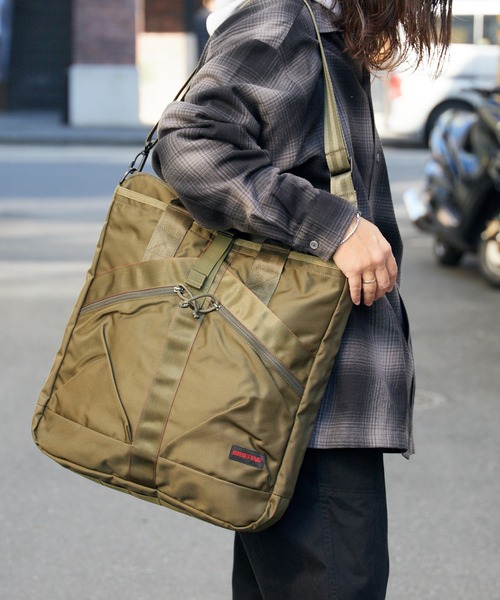 BRIEFING（ブリーフィング）の「BRIEFING/ブリーフィング TYPE Ⅲ AVIATOR 3WAY PACK トートバッグ ヘルメットバッグ（トートバッグ・レディース・セージグリーン/ブラック/ネイビー・FREE）」の19枚目の写真