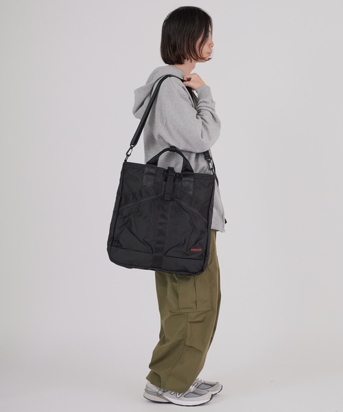BRIEFING（ブリーフィング）の「BRIEFING/ブリーフィング TYPE Ⅲ AVIATOR 3WAY PACK トートバッグ ヘルメットバッグ（トートバッグ・レディース・セージグリーン/ブラック/ネイビー・FREE）」の18枚目の写真