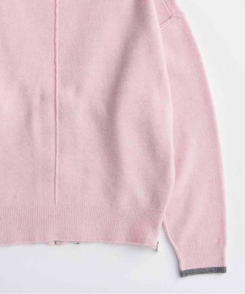 MAISON SPECIAL（メゾンスペシャル）の「With Stall Tulle Slit Cardigan/ストール付きチュールスリットカーディガン（カーディガン/ボレロ・レディース・ピンク/グレー/ブラウン・FREE）」の14枚目の写真