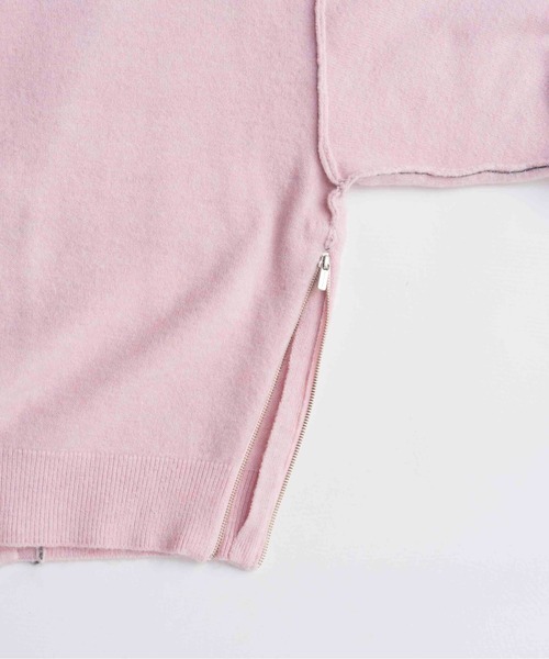 MAISON SPECIAL（メゾンスペシャル）の「With Stall Tulle Slit Cardigan/ストール付きチュールスリットカーディガン（カーディガン/ボレロ・レディース・ピンク/グレー/ブラウン・FREE）」の15枚目の写真