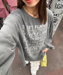 CIAOPANIC | バルーンスリーブピグメントロゴロンTee(Tシャツ/カットソー)