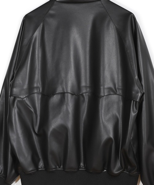 MEN'S BIGI(メンズビギ)の「【BARACUTA/バラクータ】別注フェイクレザーG9ハリントンジャケット(ライダースジャケット・メンズ・ブラック・03/02/01)」の10枚目の写真