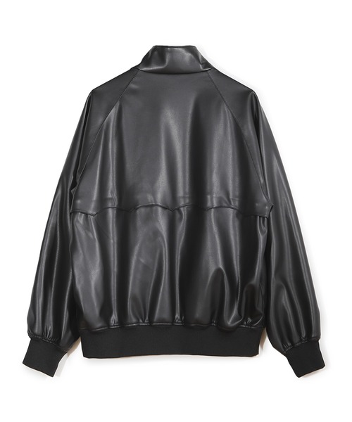 BARACUTA/バラクータ】別注フェイクレザーG9ハリントンジャケット