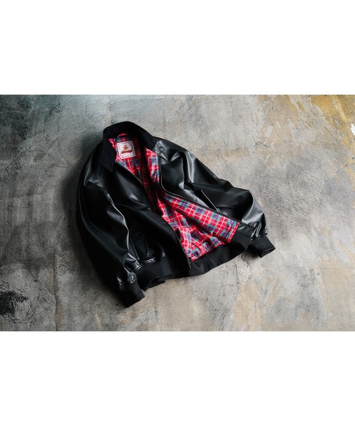 BARACUTA/バラクータ】別注フェイクレザーG9ハリントンジャケット