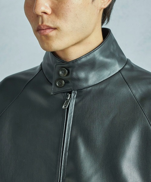 BARACUTA/バラクータ】別注フェイクレザーG9ハリントンジャケット