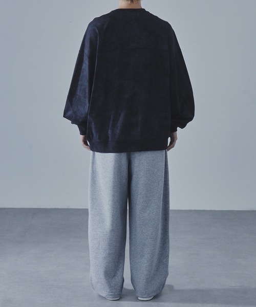 SLICK(スリック)の「【SLICK/スリック】Used Print Dolmansleeve Sweat T-Shirt/ヴィンテージドルマンスリーブスウェットTシャツ/オーバーサイズ シルエット(Tシャツ/カットソー・メンズ・ブラック/グレー・3/2/1)」の6枚目の写真