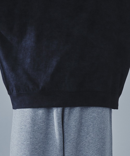 SLICK(スリック)の「【SLICK/スリック】Used Print Dolmansleeve Sweat T-Shirt/ヴィンテージドルマンスリーブスウェットTシャツ/オーバーサイズ シルエット(Tシャツ/カットソー・メンズ・ブラック/グレー・3/2/1)」の10枚目の写真