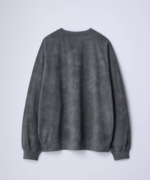 SLICK(スリック)の「【SLICK/スリック】Used Print Dolmansleeve Sweat T-Shirt/ヴィンテージドルマンスリーブスウェットTシャツ/オーバーサイズ シルエット(Tシャツ/カットソー・メンズ・ブラック/グレー・3/2/1)」の12枚目の写真