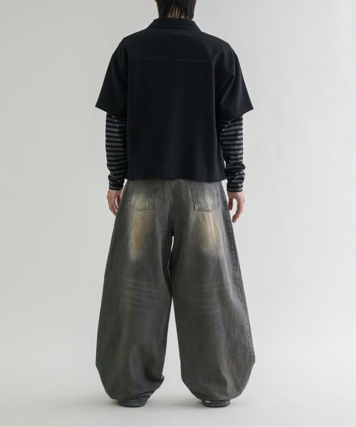 セール】【EPNK】Straight baggy pants / ストレートバギーパンツ