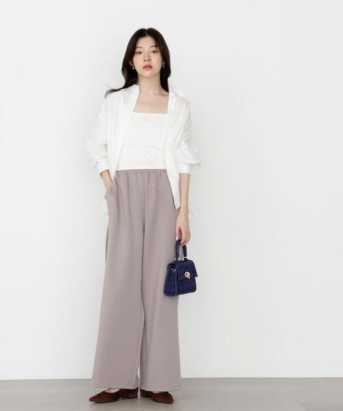 PROPORTION BODY DRESSING(プロポーションボディドレッシング)の「<ウォッシャブル>スエットイージーパンツ / 1215230905(スウェットパンツ・レディース・ホワイト系その他/ダークグレー/ブラウン系その他/グレー・P/S/MEDIUM)」の4枚目の写真