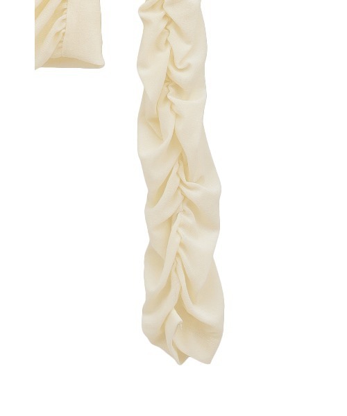 セール】W TULLE SHIRRING TOPS（Tシャツ/カットソー）｜CLANE（クラネ