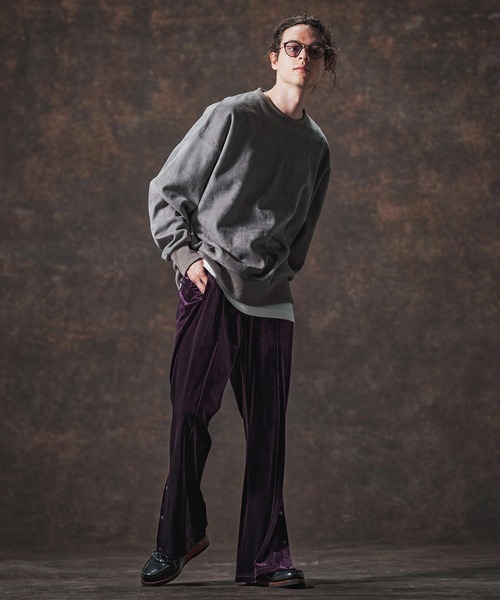 Jih Nunc(ジーヌンク)の「mp13998-ストレッチベロアフレアパンツ(JIH-R1125)(その他パンツ・メンズ・ブラック/パープル/ブラウン・L/M/S)」の17枚目の写真