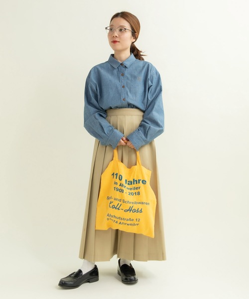 CHILD WOMAN（チャイルドウーマン）の「インディゴシャンブレー チェーン風刺繍シャツ（シャツ/ブラウス・レディース・ブルー・FREE）」の21枚目の写真
