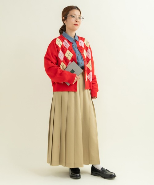 CHILD WOMAN（チャイルドウーマン）の「インディゴシャンブレー チェーン風刺繍シャツ（シャツ/ブラウス・レディース・ブルー・FREE）」の22枚目の写真