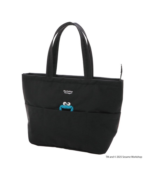 Manhattan Portage(マンハッタンポーテージ)の「TOMPKINS TOTE BAG (MD) 500D CORDURA SESAME ST(トートバッグ・レディース・ブラック・MEDIUM)」の1枚目の写真