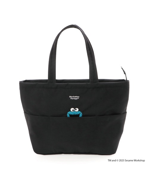 Manhattan Portage(マンハッタンポーテージ)の「TOMPKINS TOTE BAG (MD) 500D CORDURA SESAME ST(トートバッグ・レディース・ブラック・MEDIUM)」の2枚目の写真
