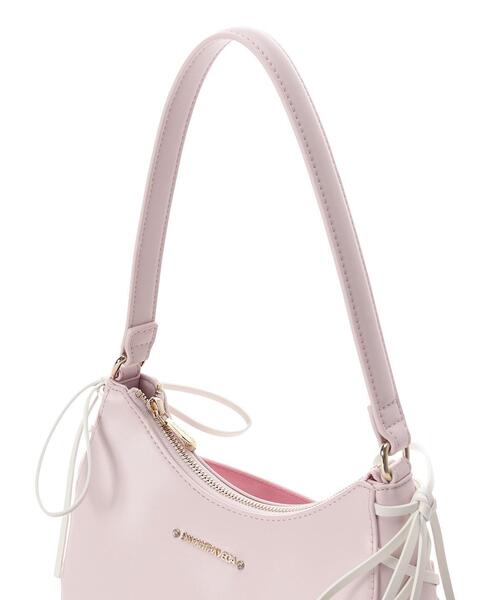 バレエコアレースアップワンショルダーバッグ（ハンドバッグ