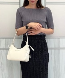 SAMANTHAVEGA | バレエコアレースアップワンショルダーバッグ(ハンドバッグ)