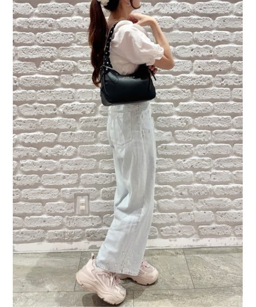 バレエコアレースアップワンショルダーバッグ（ハンドバッグ