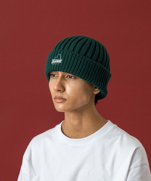 SLANTED OG RIB KNIT CAP（ニットキャップ/ビーニー）｜XLARGE