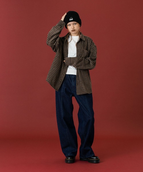 XLARGE(エクストララージ)の「SLANTED OG RIB KNIT CAP(ニットキャップ/ビーニー・メンズ・ブラック/ネイビー/グリーン/アッシュ・ONE SIZE)」の14枚目の写真