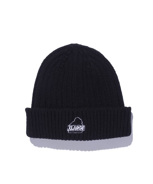 SLANTED OG RIB KNIT CAP（ニットキャップ/ビーニー）｜XLARGE
