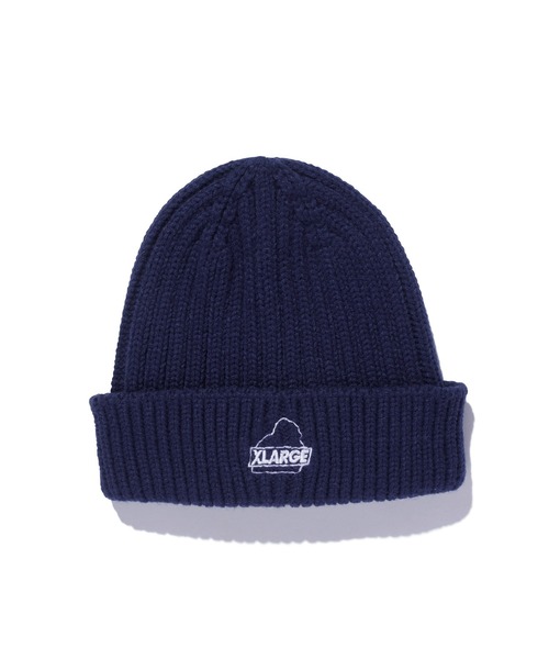 XLARGE(エクストララージ)の「SLANTED OG RIB KNIT CAP(ニットキャップ/ビーニー・メンズ・ブラック/ネイビー/グリーン/アッシュ・ONE SIZE)」の15枚目の写真