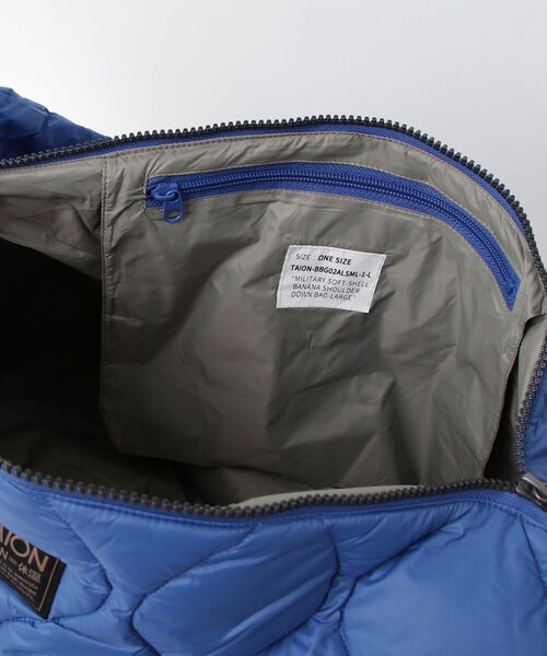 fridge（フリッジ）の「【TAION】タイオン MILITARY BANANA SHOULDER DOWN BAG-L＜MILITARY／SOFT SHELL＞ TAION-BBG02ALSML-1-L（ショルダーバッグ・メンズ・その他/ブラック/グリーン/その他1/ベージュ・ONESIZE）」の11枚目の写真