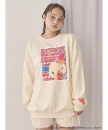 merry jenny　メリージェニー　ハーフチュールZIPスウェット メリージェニー merry jenny チュールハーフZIPスウェット