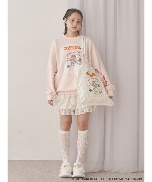 merry jenny（メリージェニー）の「いちご新聞frill frillスウェット（スウェット・レディース・チャコールグレー/ピンク/クリーム・FREE）」の10枚目の写真